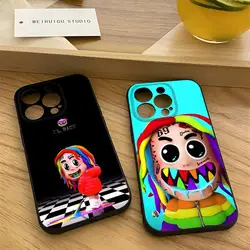 Tekashi 6ix9ine SixNine 69 Rapper Phone Case for 15 Pro Max iphone 14 Pro Max 12 13 Mini 11 Xr X Xs 8 7 Plus Silicone Back Cover