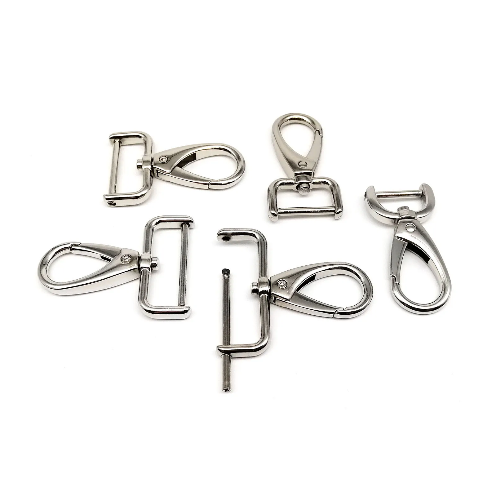 HZYUEGOU Abnehmbarer, Öffnbarer, Drehbarer Lederriemen für Taschen, Handtaschen, Schultergurte, Schlüsselanhänger, Verschluss, Schnalle, Hundekettenhalsband, Schnellverschluss – Detail 3