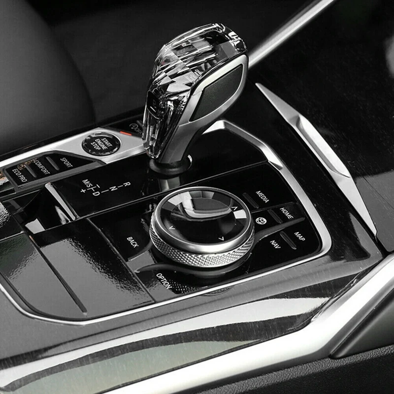 ملصق غطاء زر متعدد الوسائط كريستالي للسيارة ، تشذيب لسيارات بي ام دبليو 3 ، 8 سلسلة ، G20 ، G28 ، X5 ، X6 ، X7 ، G05 ، G06 ، G07 ، G16 ، Z4