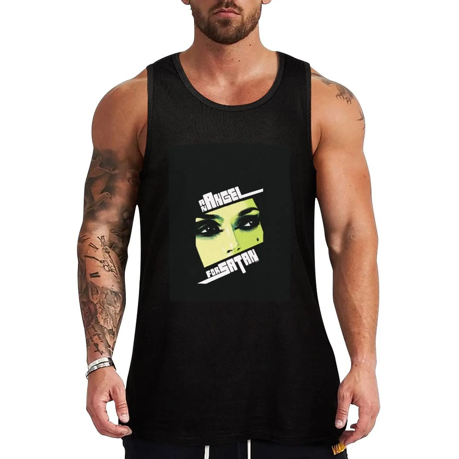 

An Angel For Satan Movie Art Tank Top Bodybuilding clothing man Vest
