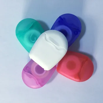 3/4 pçs portátil 15m fio dental cuidados orais fio dental essencial com caso higiene dental útil ferramentas limpas dos dentes