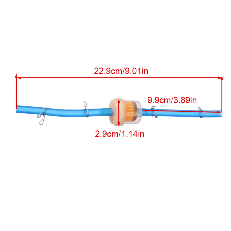 6 مللي متر دراجة نارية البلاستيك مرشح زيت الوقود أنابيب الترابية دراجة خرطوم خط أنابيب البنزين الوقود البنزين أنابيب دراجة نارية الملحقات #3