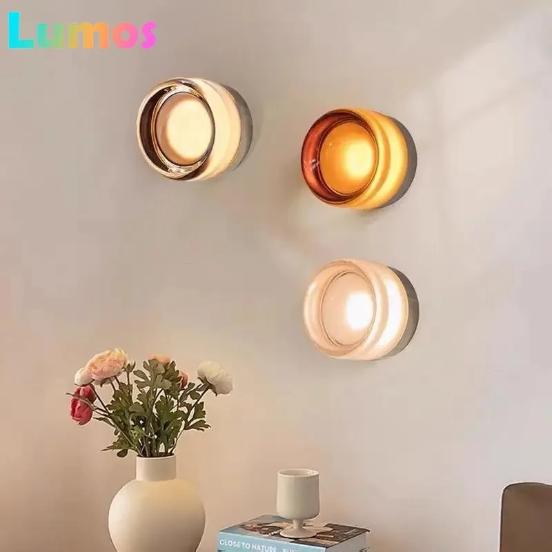 

Nordic Simple Acrylic Bedroom Wall Light Atmosphere Light Corridor Balcony Ceiling Light Wall Decor Lamp for Bedroom