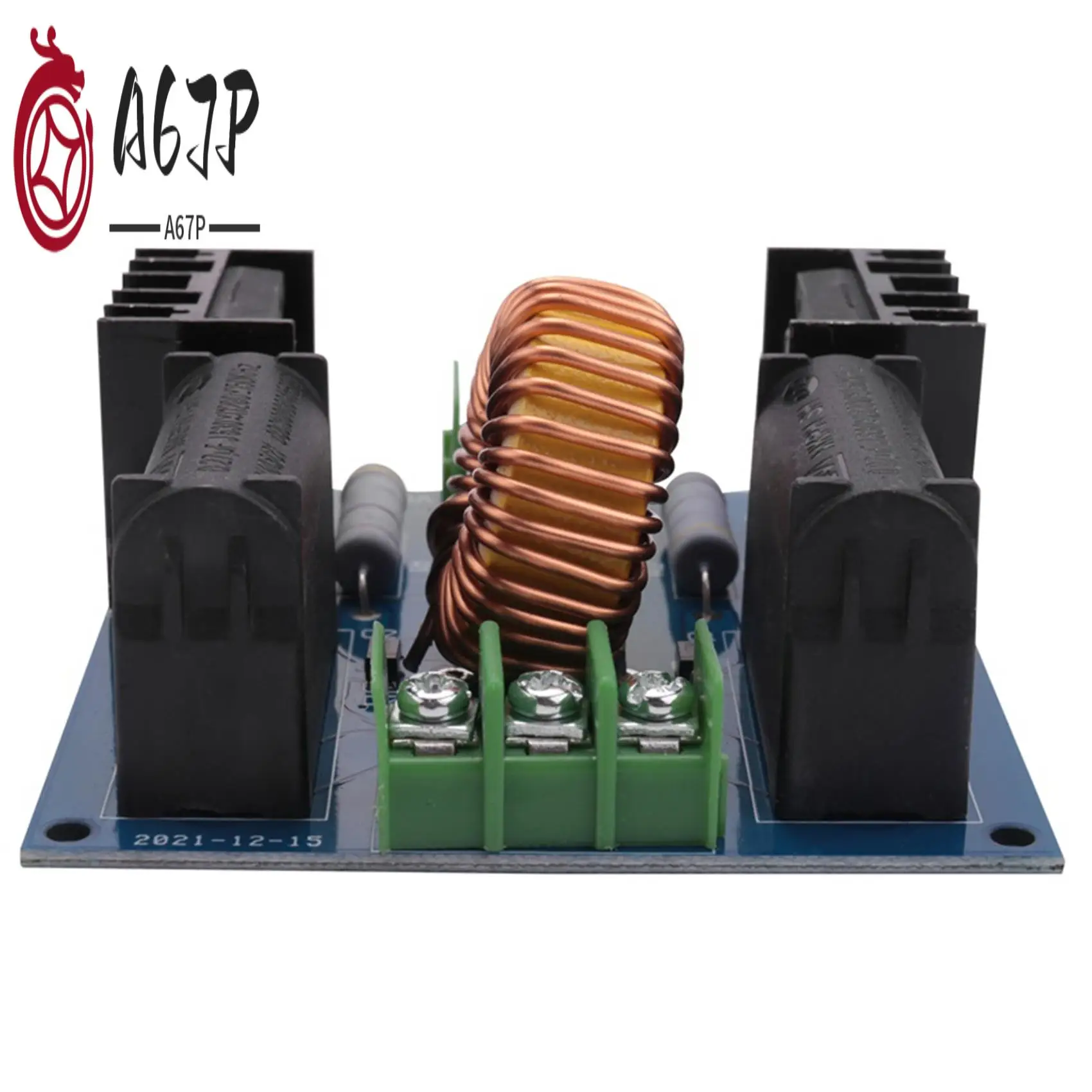 

A67P-ZVS Tesla Coil Marx Generator DC 12V-30V 20A 1000W High Voltage Power Supply Assembly Board