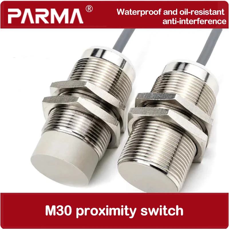 M30 proximity switch proximity sensor three-wire 24V metal sensor NPN/NO/NC/PNP