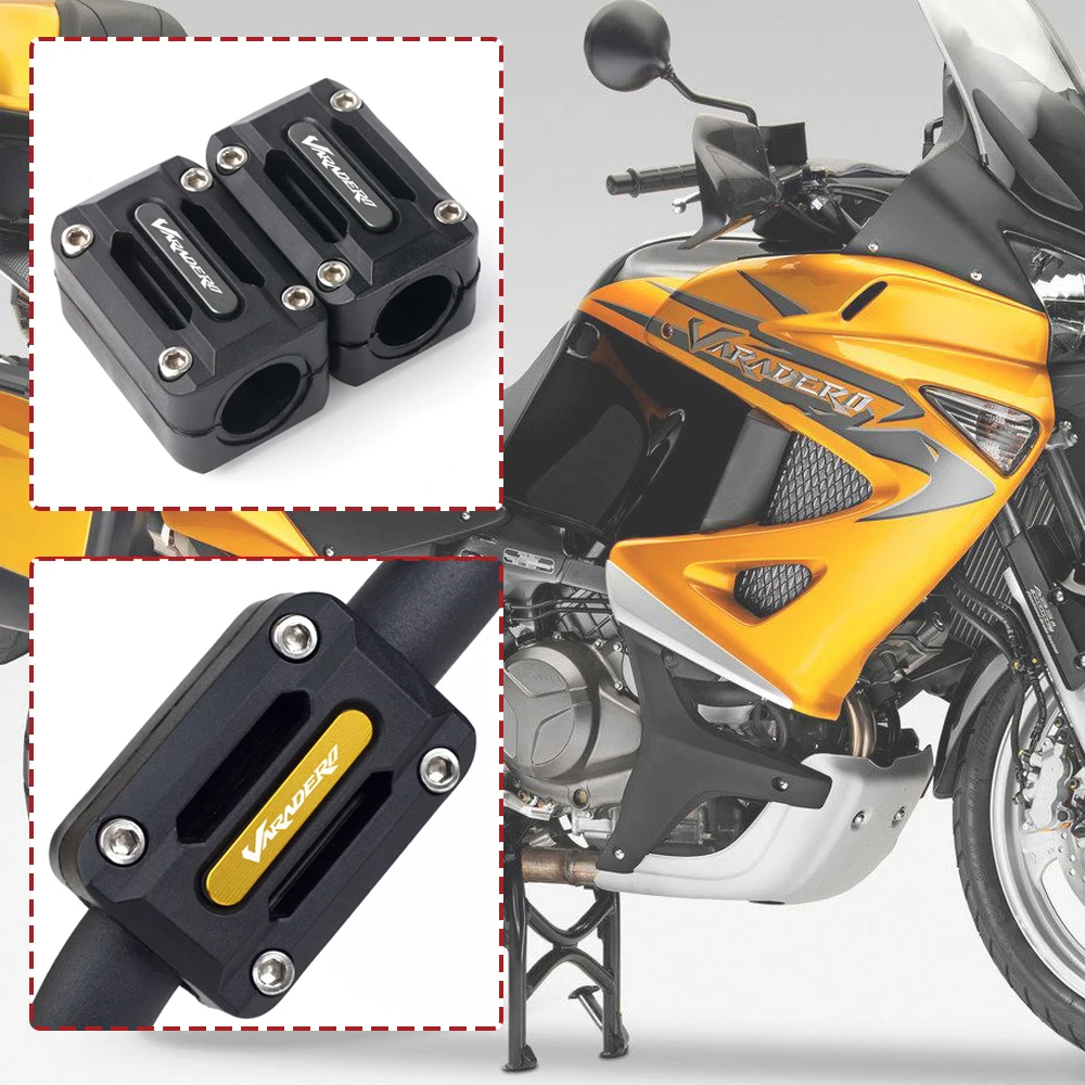 For Honda XL1000 V Varadero XL1000 XL125 XL 125 V 125 xlv Motorcycle Engine Guard Bumper Protection Decorative Block Crash Bar