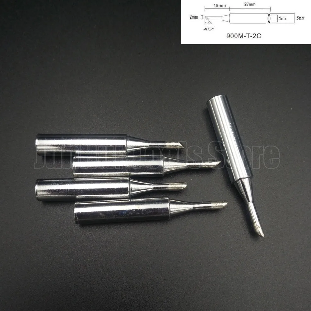 5Pcs 900M Soldering Tips 900M-T-4C 900M-T-B 900M-T-1.2D 900M-T-3C 900M-T-2C 900M-T-I 900M-T-2.4D 900M-T-1C 900M-T-K 900M-T-1.6D