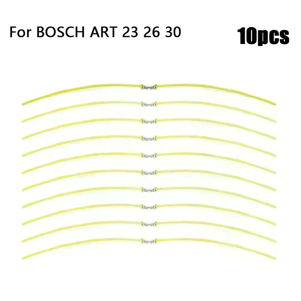 10pcs For Bosch Trimmer Spool Line For Art 23 26 30 Combitrim Black Decker GL680 685 Brush Cutter Strimmer Parts Replacement