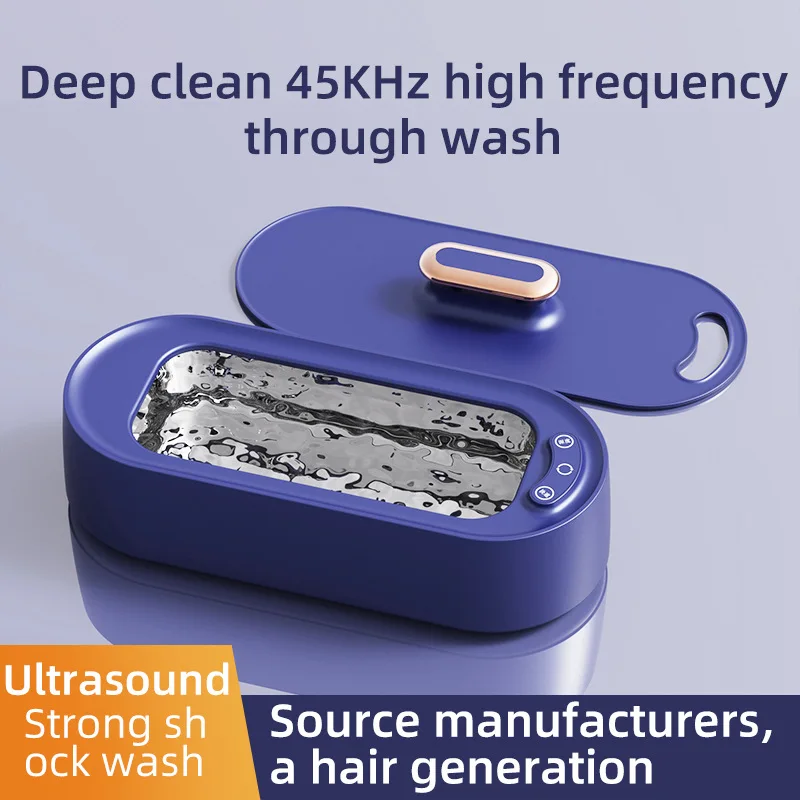 

New High-frequency True Ultrasonic Cleaning Machine 45000 Hz Home Glasses Jewelry Braces Automatic Cleaning Machine