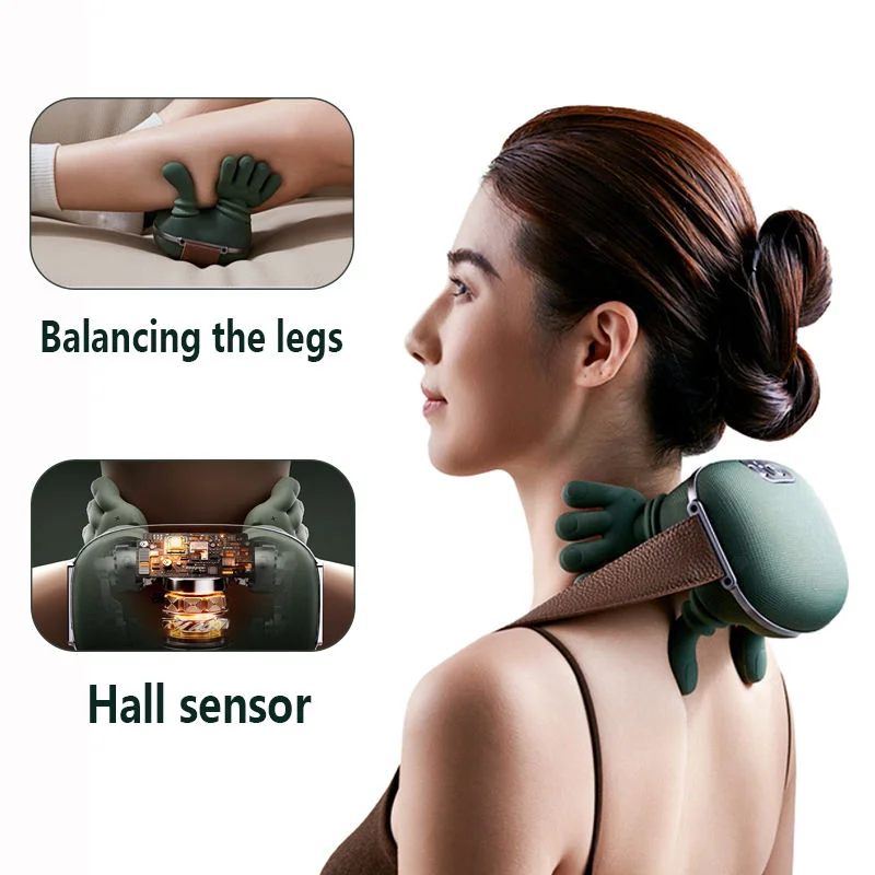 Heated Kneading Neck Shoulder Massage Shawl, Multifunctional Cervical Massager for Home Use