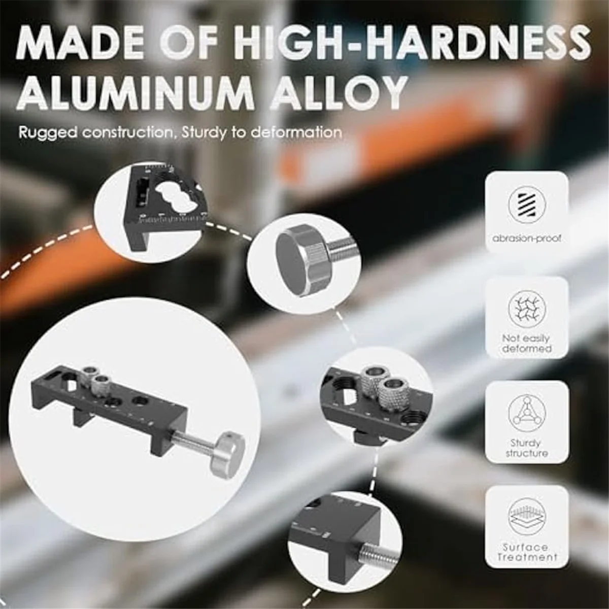 

AA25 Aluminum Profile Drill Guide Access Hole Drill Jig for 2030 40 60 90 European Standard Aluminum Extrusion Profile