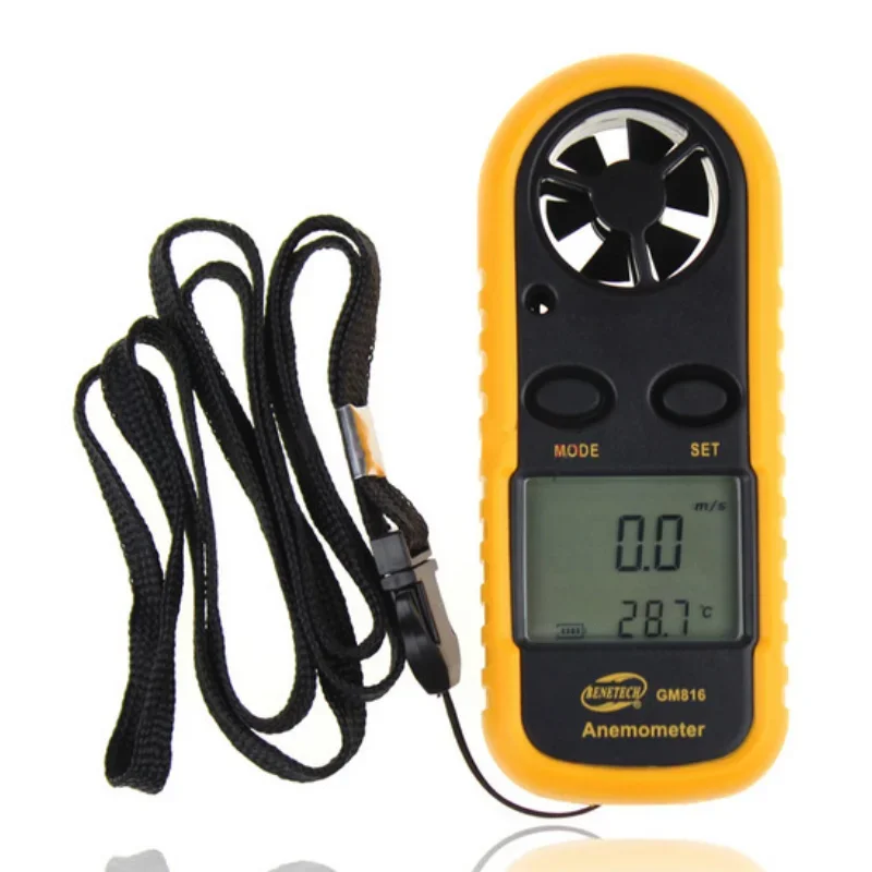 

Мини-цифровой анемометр, анемометр, прибор для измерения скорости и температуры ветра, тестер, анемометр