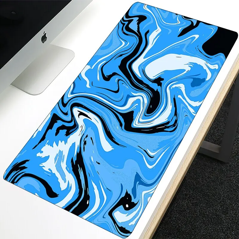 StrMiLiquid-Tapis de souris média 900x400, grand format, pour ordinateur portable, clavier, anime