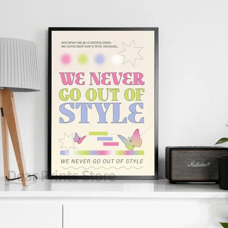 الحديثة الحد الأدنى جدار الفن خطوط مجردة تايلور أليسون سويفت HD قماش المشارك طباعة غرفة نوم المنزل غرفة المعيشة ديكور هدية