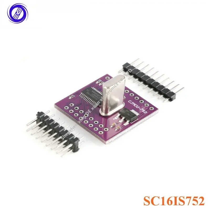 Interface de ônibus SC16IS752 I2C/SPI para placa de expansão do módulo de conversão UART de canal duplo