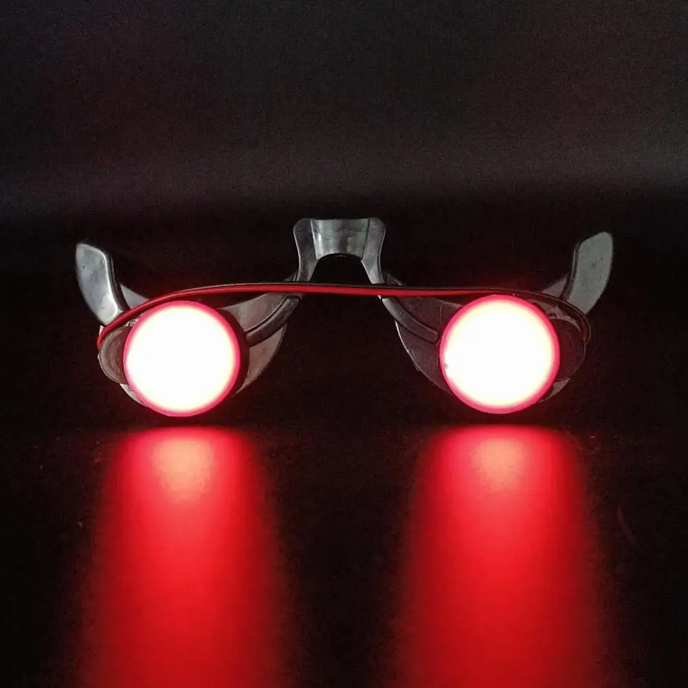 Funny Glasses LED Luminous Glasses Goggles LED Light Up Eyeglasses For Halloween Christmas Bar KTV Birthday Party