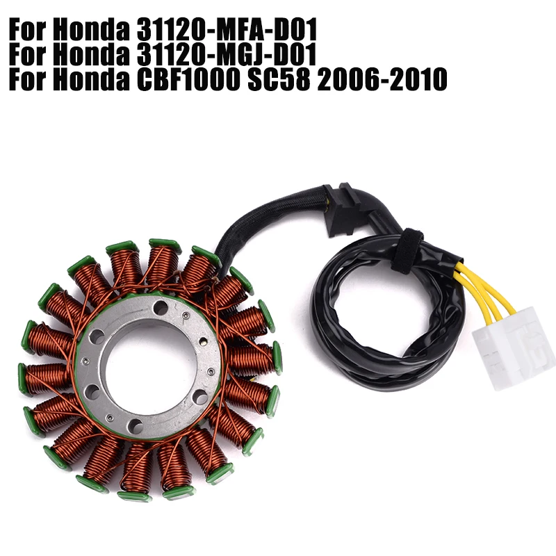 

Motorcycle Stator Coil For Honda CBF1000 CBF 1000 SC58 ST 2006-2010 2009 2008 2007 2006 31120-MGJ-D01 31120-MFA-D01