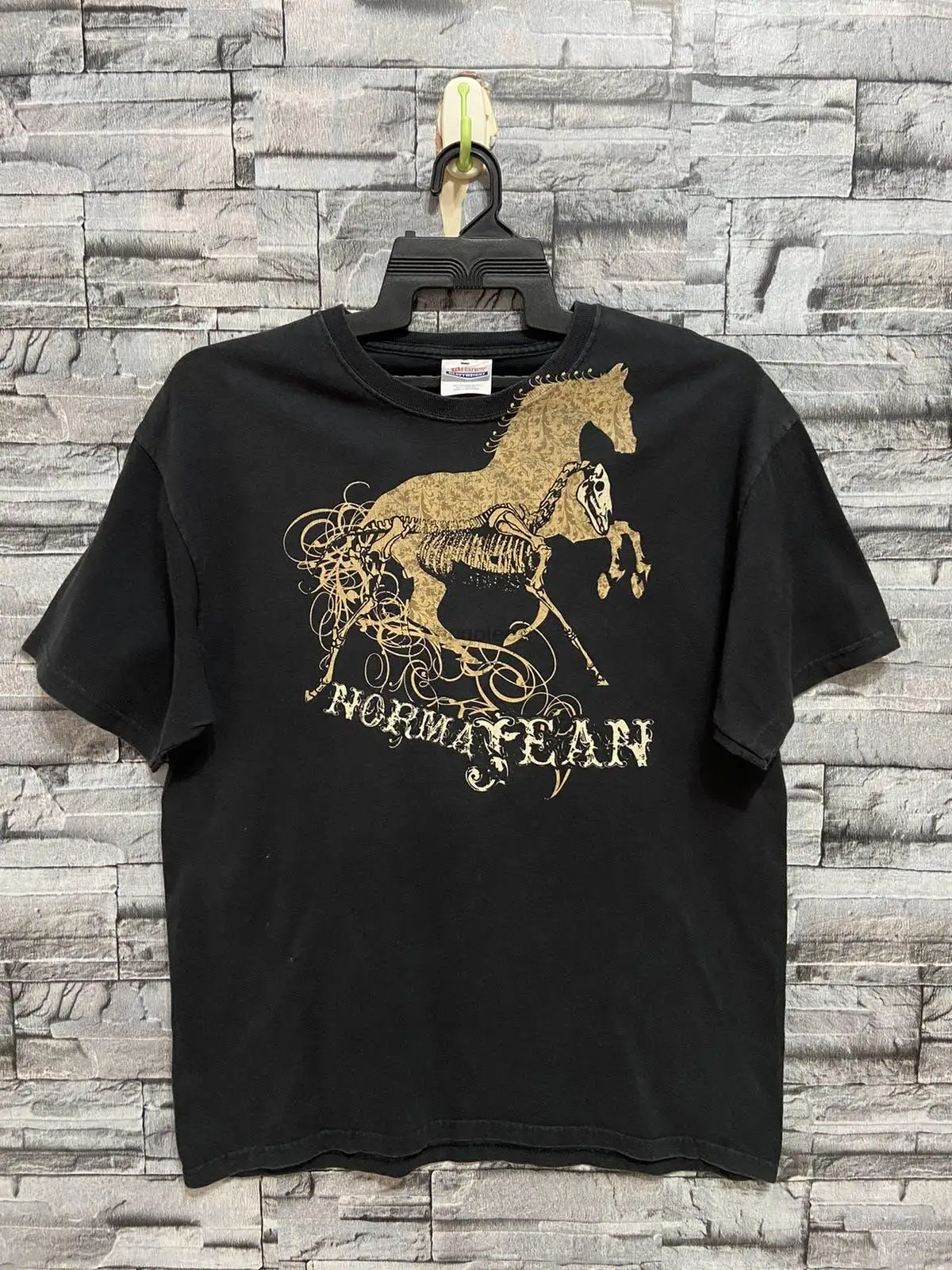 Vintage Norma Jean Band t shirt metalcore horse logo men t shirt