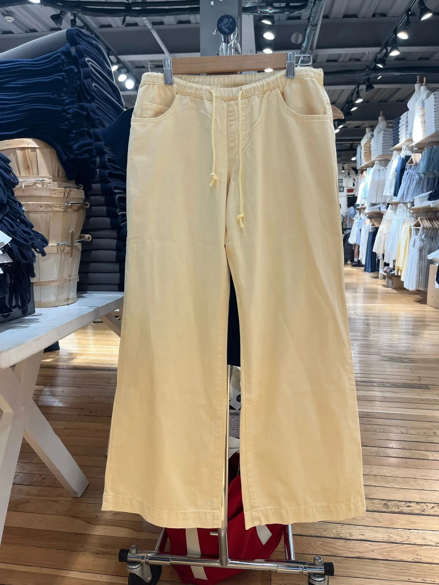 

Желтые прямые брюки на шнурке, женские сексуальные хлопковые длинные брюки с низкой талией и карманами, осенние мешковатые винтажные уличные брюки Y2k