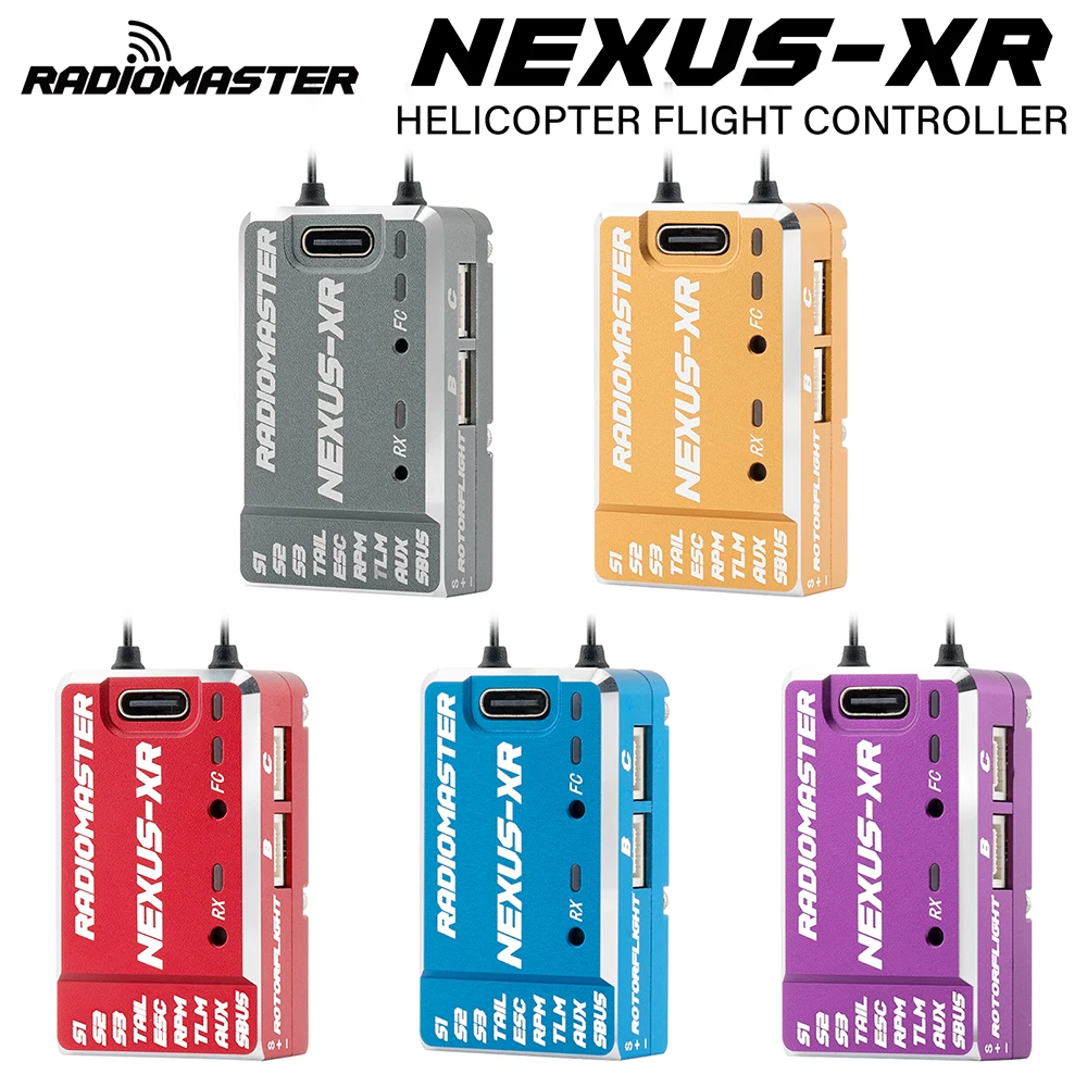 RadioMaster RC NEXUS-XR Kontroler Lotu Helikopterów 2.4GHz 5-16V/DC 256MB Flash ICM42688P 6-osiowy Żyroskop MEMS Do Helikopterów RC