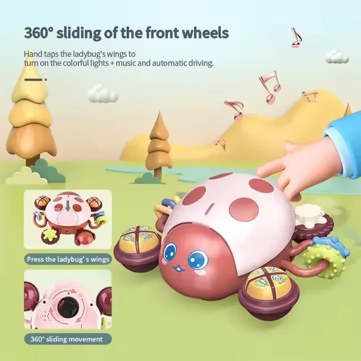 Vroeg leren baby educatief speelgoed Verhaalmachine met licht en muziek Multifunctioneel baby interactief speelgoed