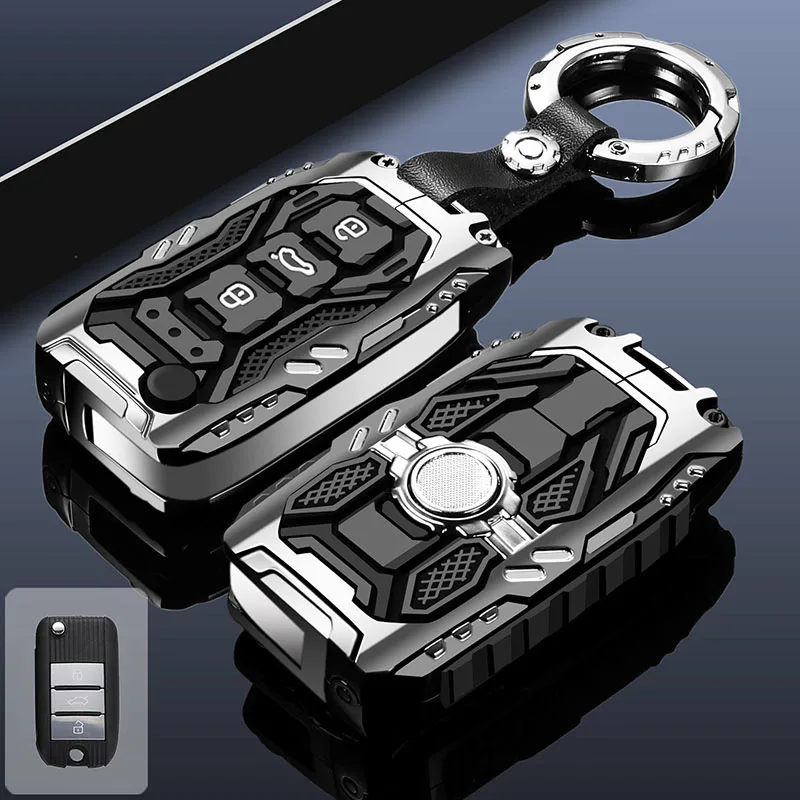 New Car Flip Key Case Cover Bag Shell Protector Keychain Accessories for Roewe RX5 MG3 MG5 MG6 MG7 MG ZS GT GS 350 360 750
