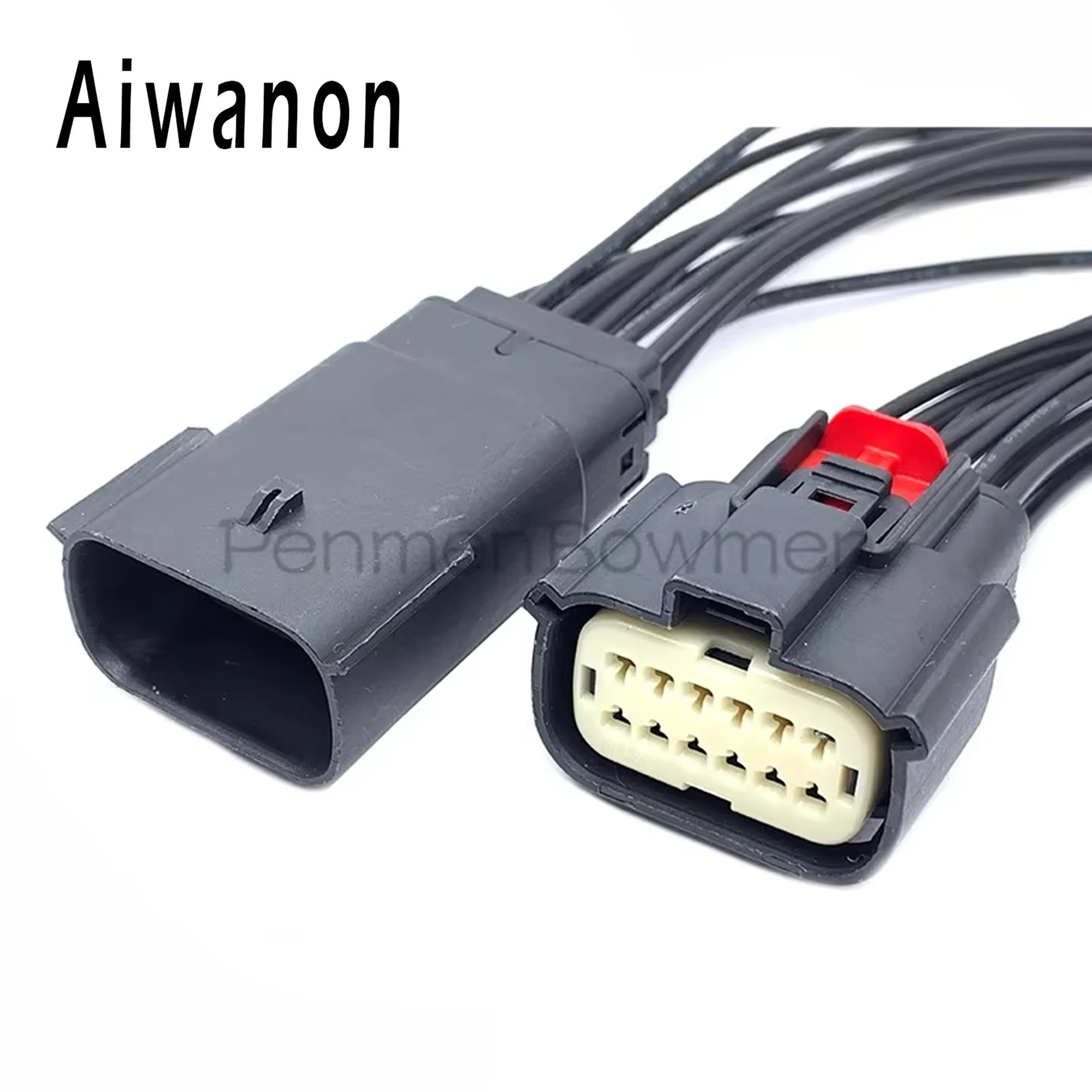 

1 Set 12 Pin Car Light Lamp Ignition Coil Electronic Connector Wire Harness Plug For Ford Chevrolet Buick 33482-1201 33472-1201