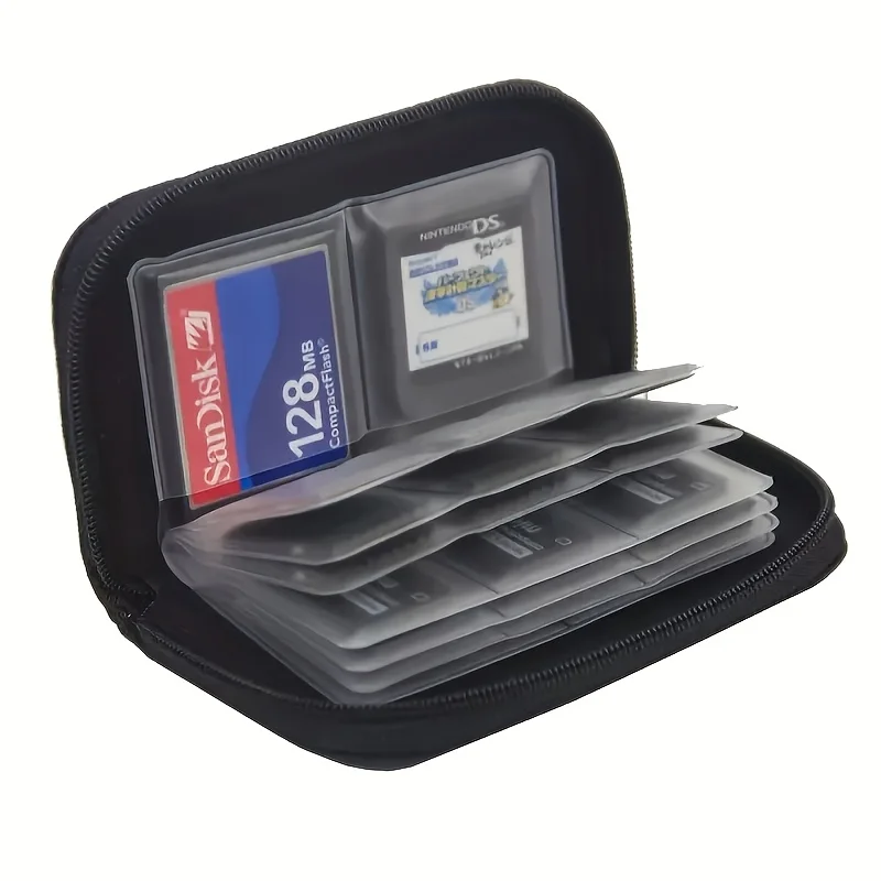 

PVC Memory Card Holder – Waterproof Storage Bag for SD & CF Cards, Credit Card Case, Portable Electronics Organizer Gift