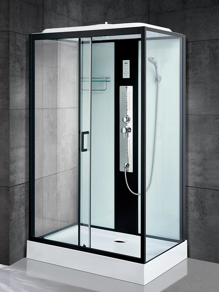 Shower, bathroom, integrated bathroom, sliding door, glass bathroom, warm air bathroom