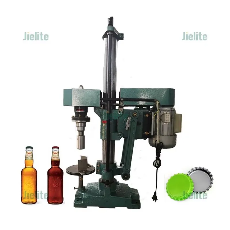 

Semi Automatic Water Wine Juice Sealing Machine Crown Caps Capping Machine