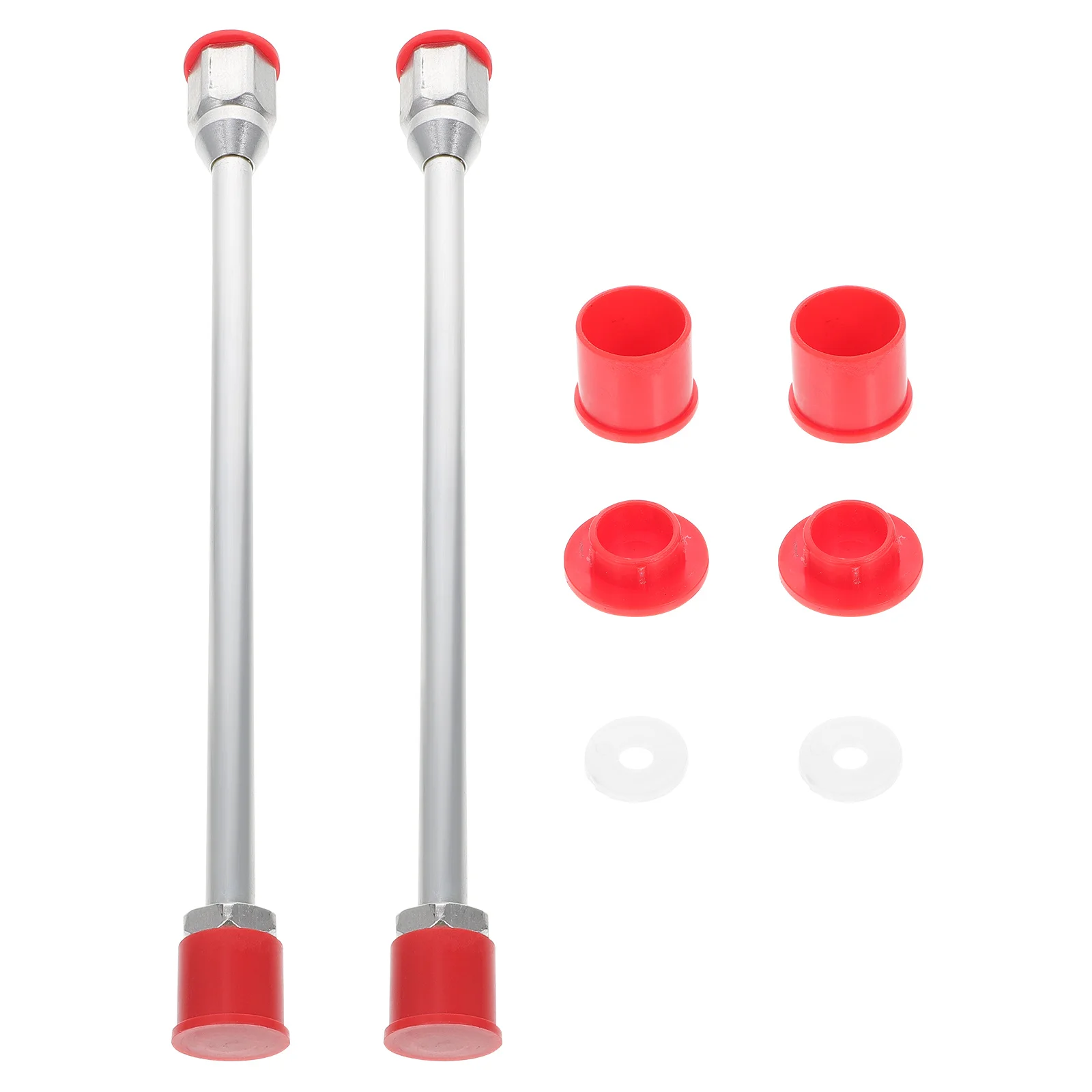 2 قطعة قضيب تمديد بخاخ الطلاء من سبائك الألومنيوم، عمر خدمة طويل، صلابة قياسية متوافقة مع بخاخ بدون هواء لـ