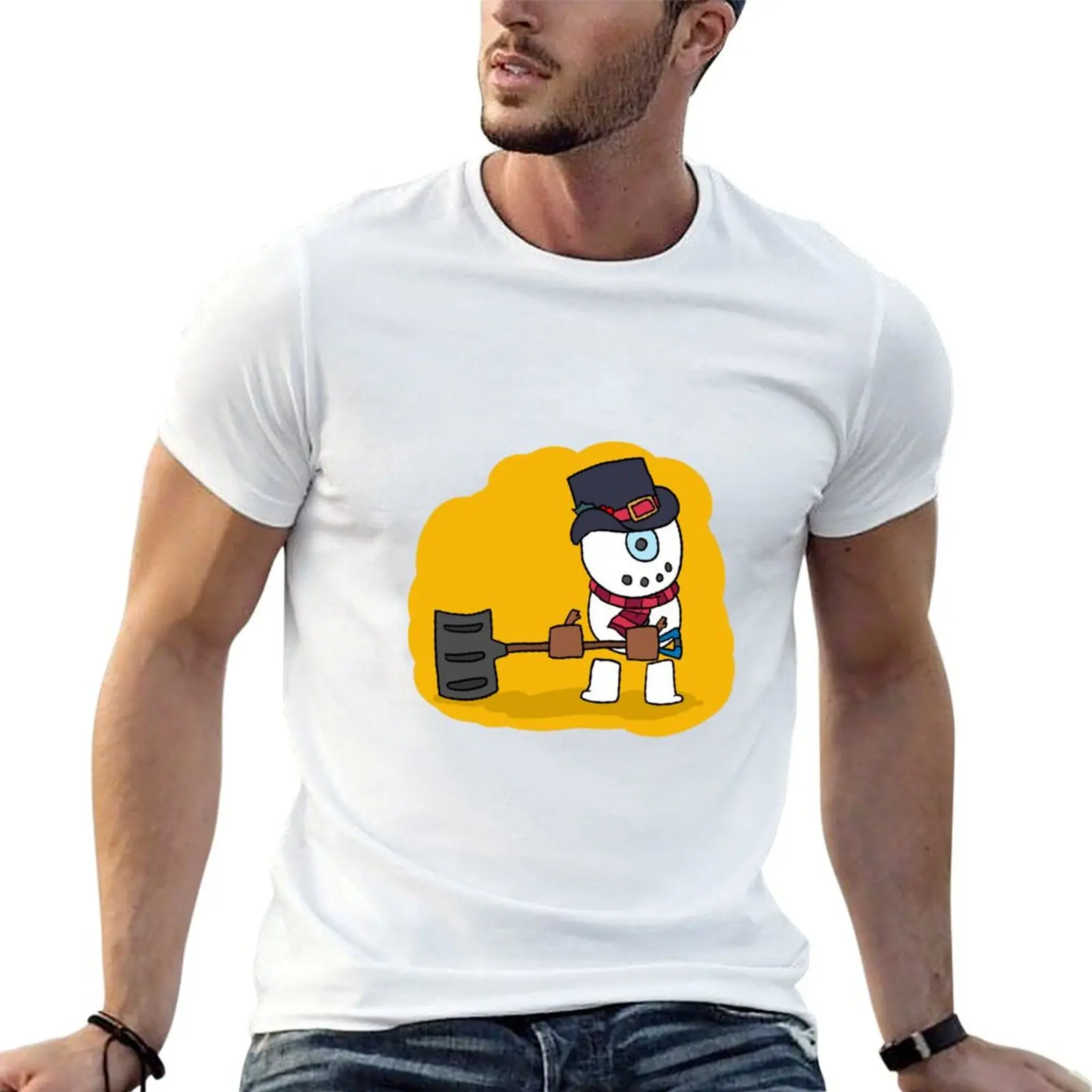 

Brawlhalla - Snowman Kor T-Shirt man t shirt heavy cotton t shirts for man cotton T-Shirt