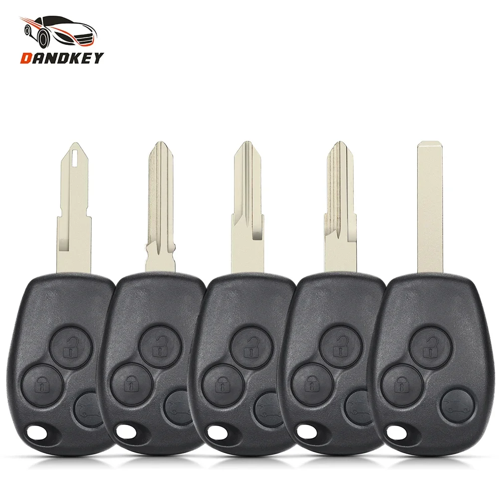 Dandkey 3 Buttons Remote Car Key Shell Case For Renault Trafic Vivaro Primastar Movano Dacia Fob VAC102 NE73 NO153 VA2 HU136TE