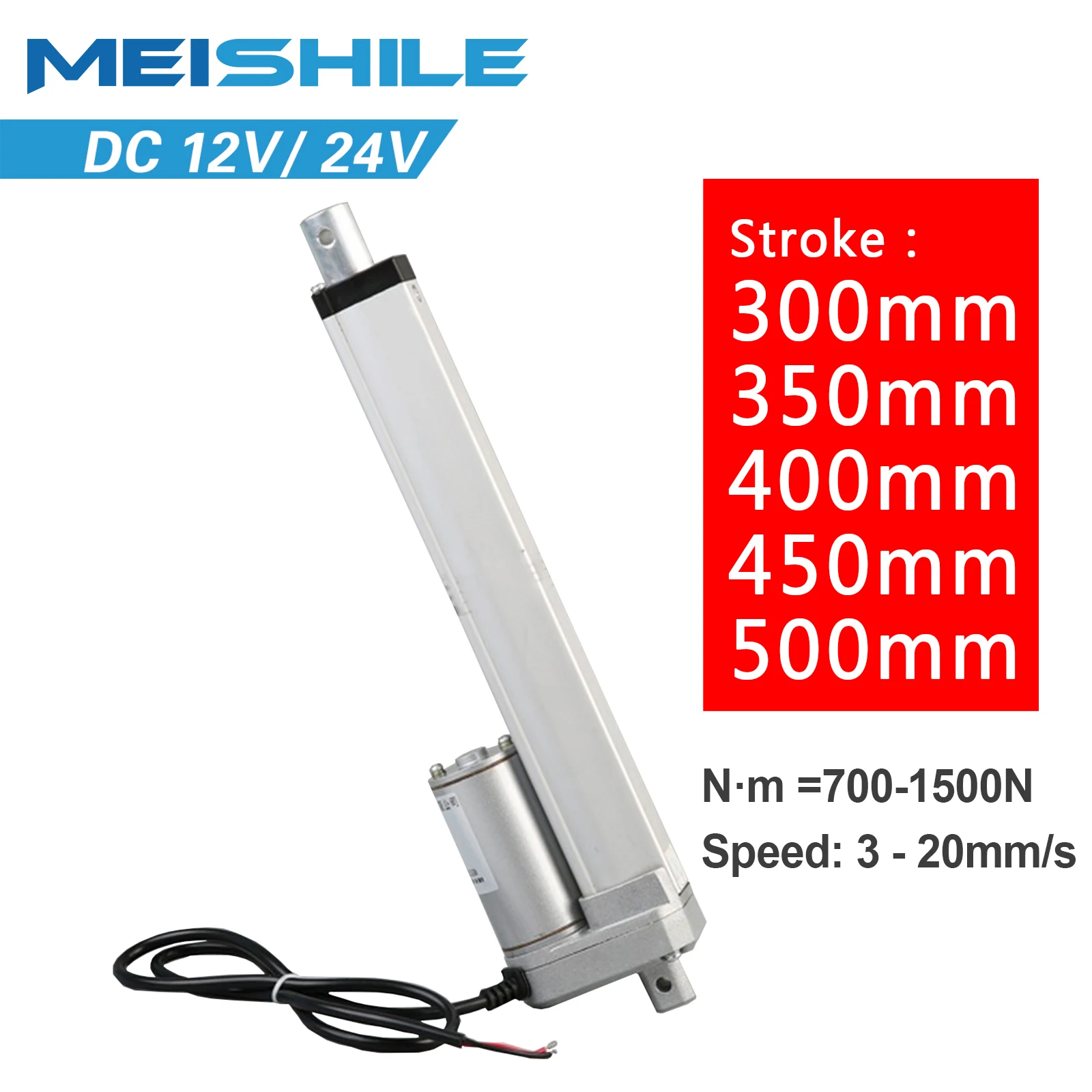 MEISHILE DC 12V/24V Lineaire Actuator: Een Uitgebreide Beoordeling en Handleiding voor Gebruikers
