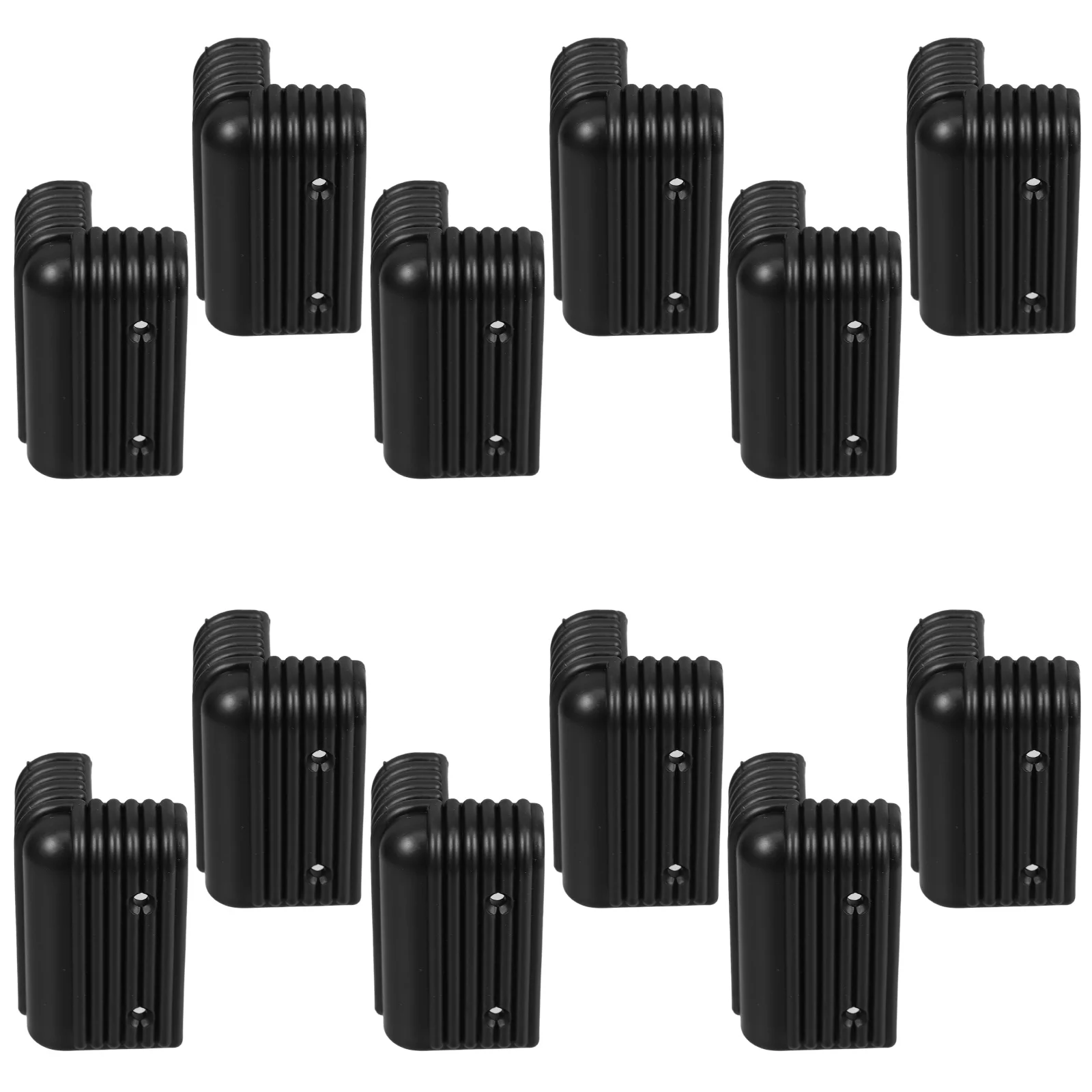 

12Pcs Stage Speaker Corner Guards Plastic Triangle Protective Covers Anti Collision Bumper Safety for Home Studio Furniture Desk