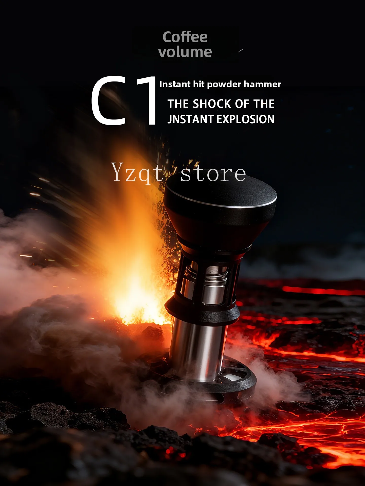 Coffee Power C1 Instantaneous Force Impact Powder Press Hammer Constant Force Automatic Rebound Italian Flash Cloth Powder Press