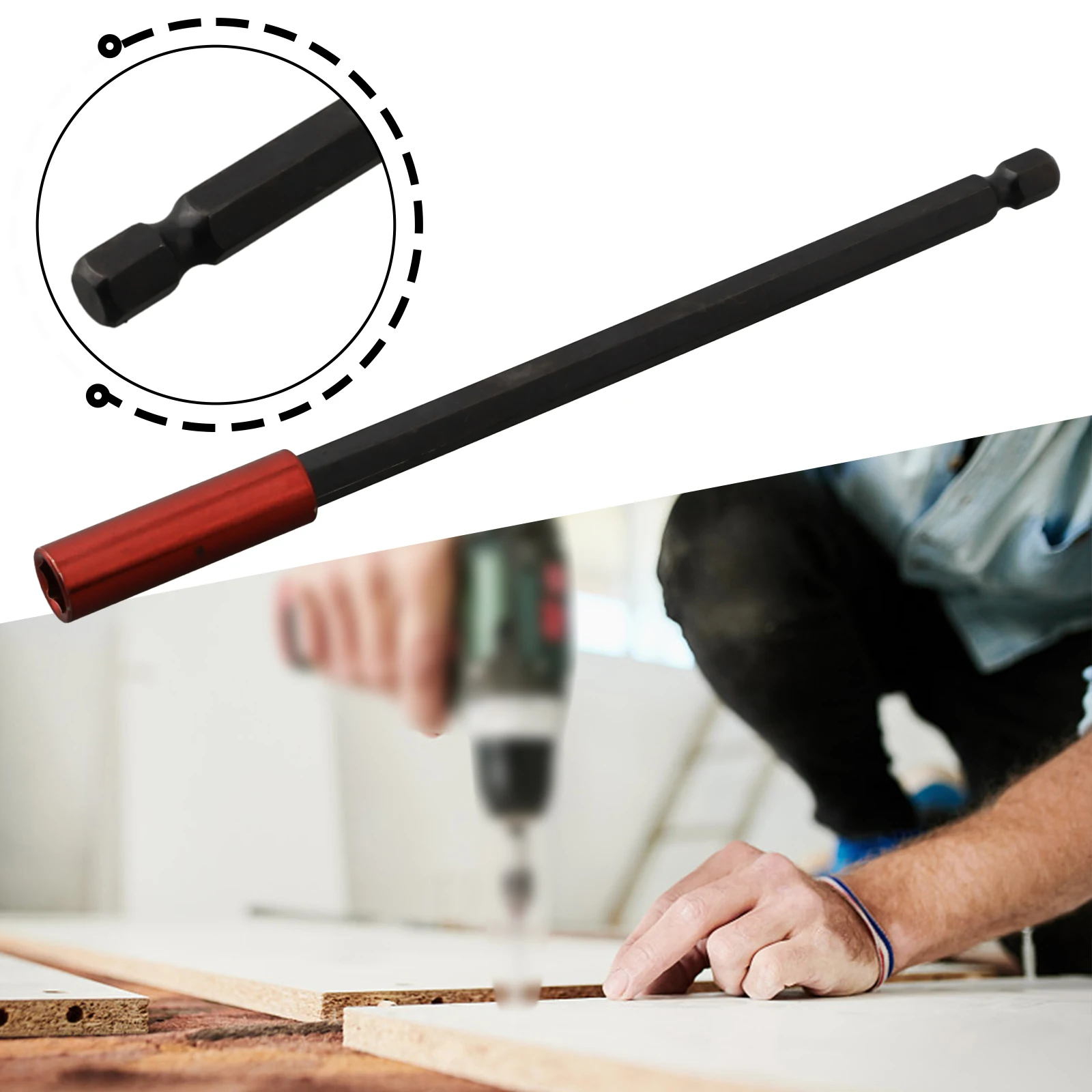 

Extension Rod Screw Bits Quick Change Bit 1/4 Inch Shank Screwdriver Tip Holder Tool Accessories And Parts 1/5pcs