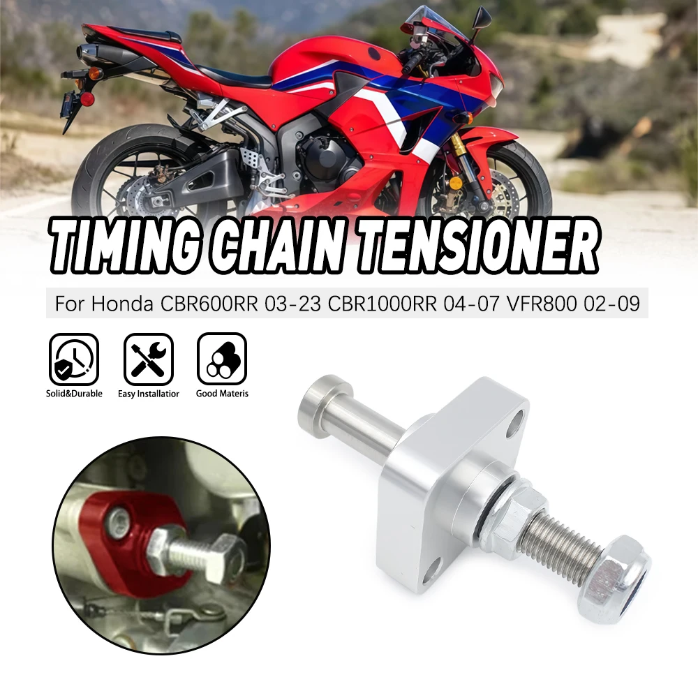 Motorcycle Black Manual Cam Timing Chain Tensioner CNC Aluminum For Honda CBR600RR CBR1000RR CBR 600 1000 RR VFR800 VFR 800