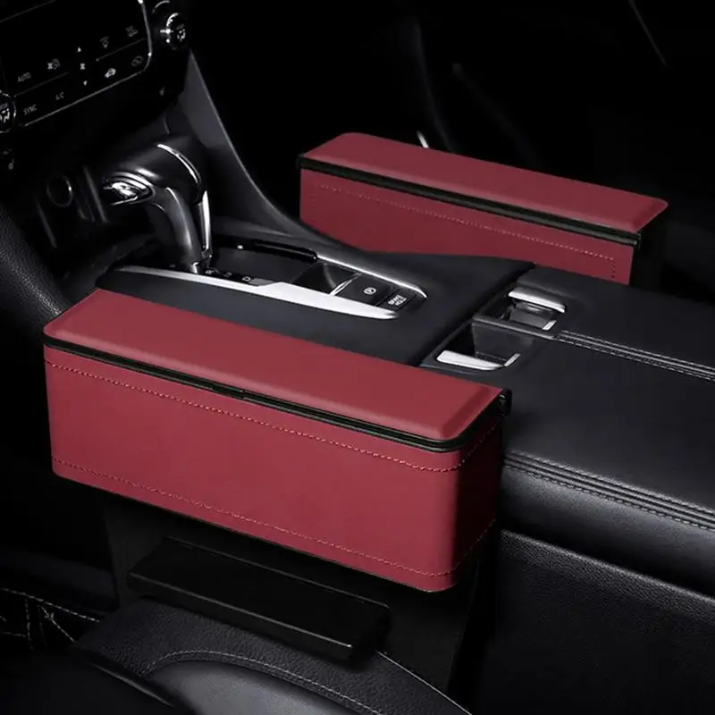 Automotive Seat Filler Front Seat Storage Box Car Crevice Organizer Multifunctional Filler Pocket Car Interior Accessories