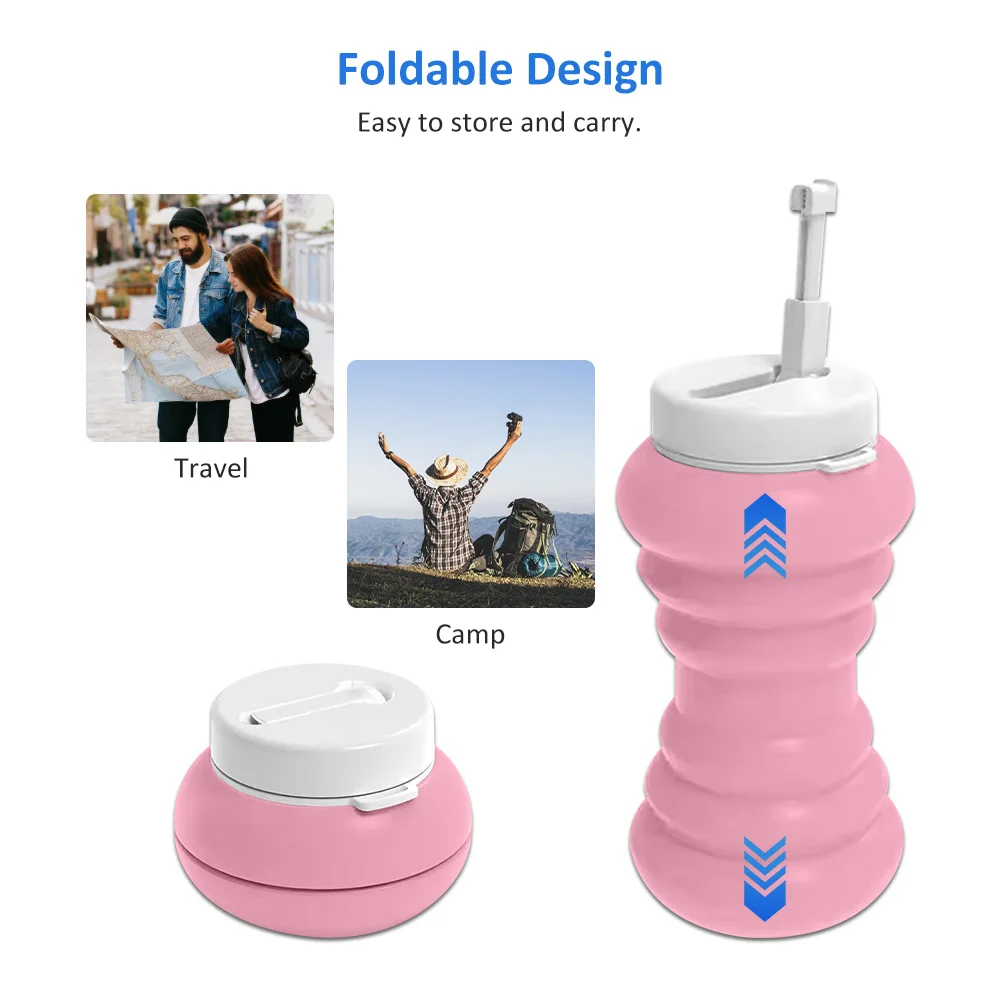 

Portable Bidet Travel-Collapsible Expandable 550ml Peri Bottle for Women, Travel Bidet Handheld sprayer, HandHeld Bidet Bottle
