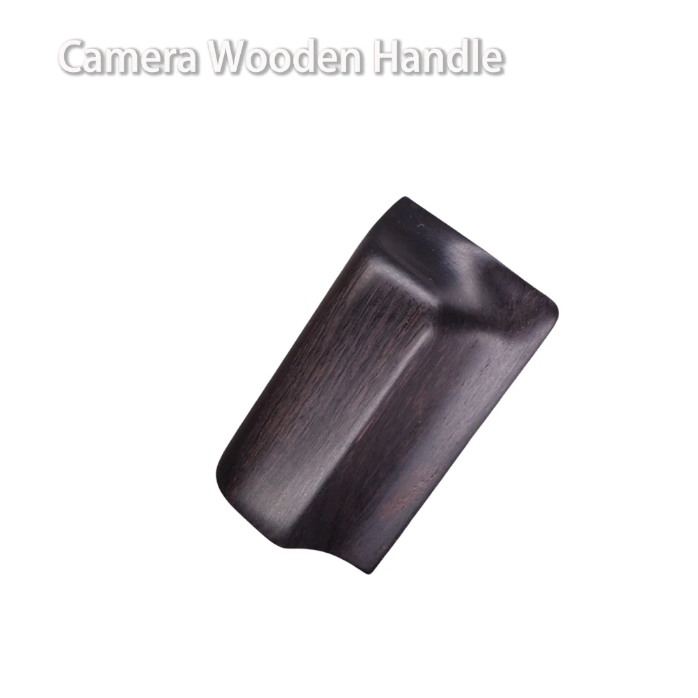 Empuñadura de madera para cámara Fujifilm X-M5 X-E2 X-E1 Sony DSC-RX1R/RX1 LUMIX GF Pentax MX1, accesorios de fotografía