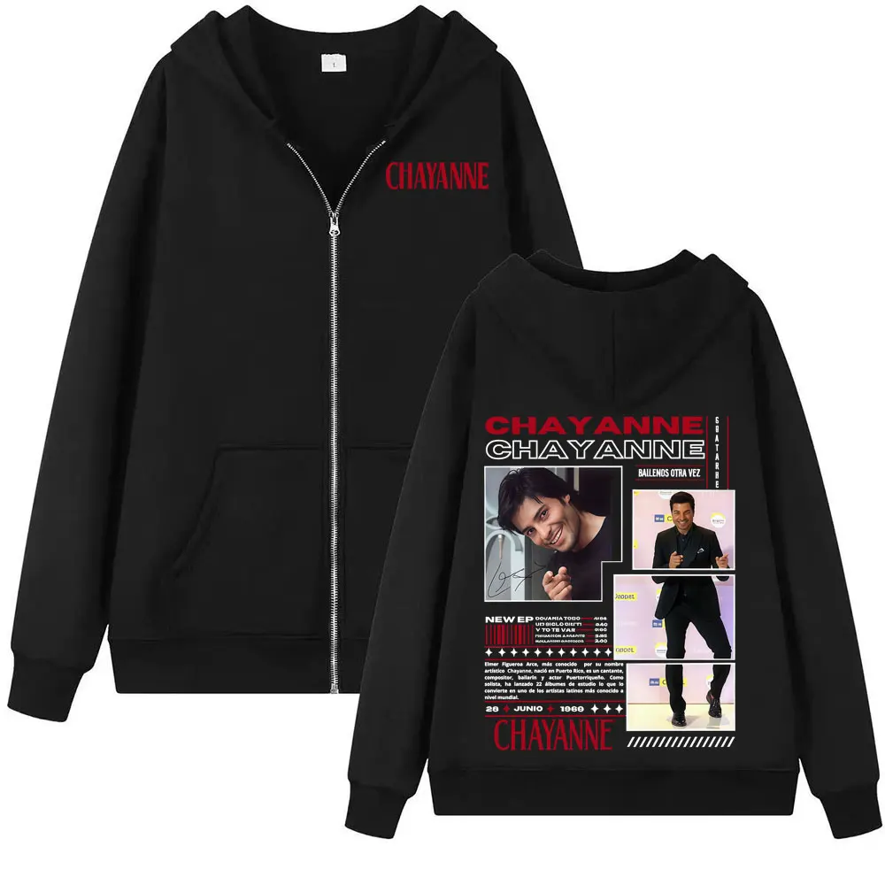 

Chayanne Bailamos Otra Vez Tour толстовки на молнии мужские модные трендовые толстовки в стиле поп-музыки пальто мужские удобные повседневные толстовки на молнии