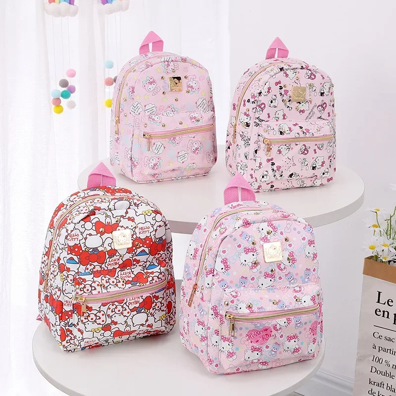 

Sanrio hello kitty student handbag new backpack Melody cute schoolbag cartoon backpack travel storage bag