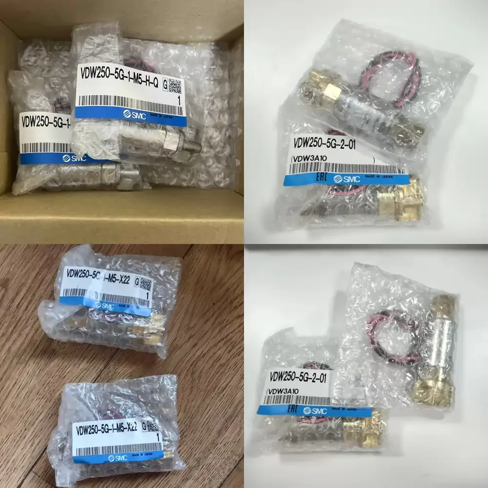 

SMC Original 3 Port Solenoid Valve for Water and Air Compact Direct Operated Single Unit VDW250-5G-2-01