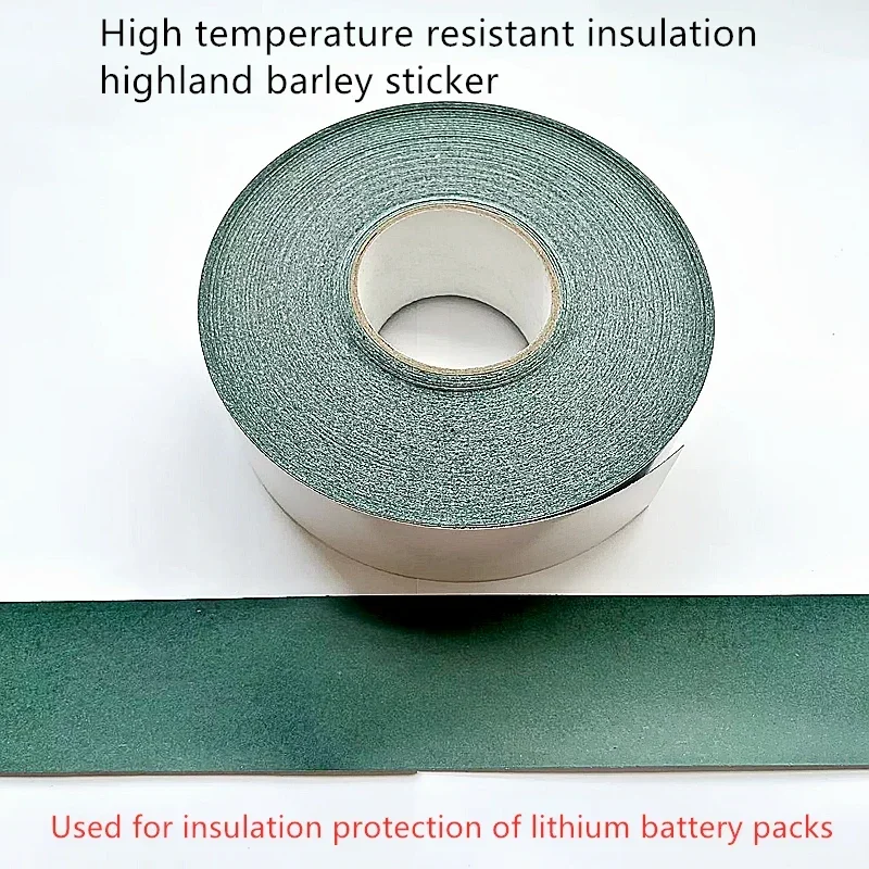 5 Meters/Roll 18650 21700 Lithium Battery Pack Insulation Sticker, Highland Barley Paper Wrapped With Adhesive Backing