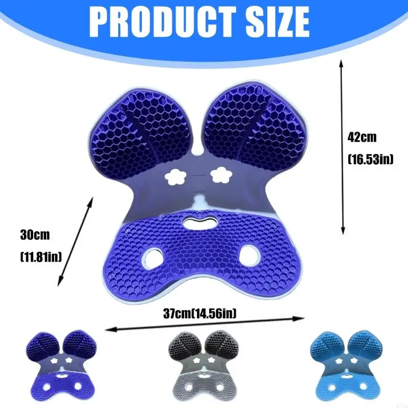97BA Portable Postures Correction Pad With Lumbar Support Ergonomic Design Silicones