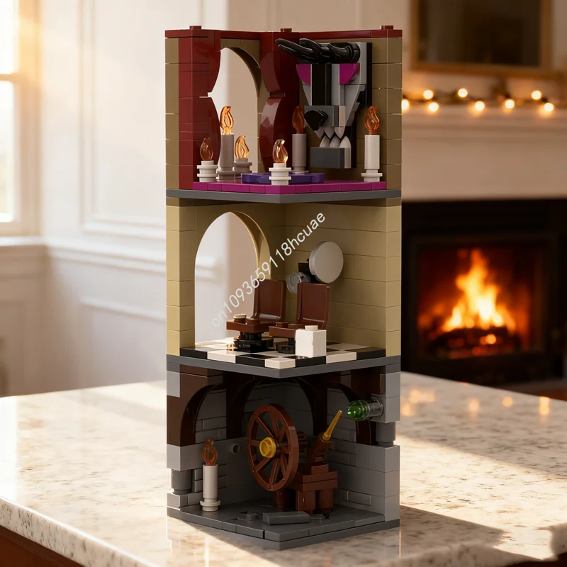 

320 шт. MOC CMF серии сказочные конструкции партия модель Рождественский подарок строительные блоки строительство DIY идея кирпичные игрушки для детей