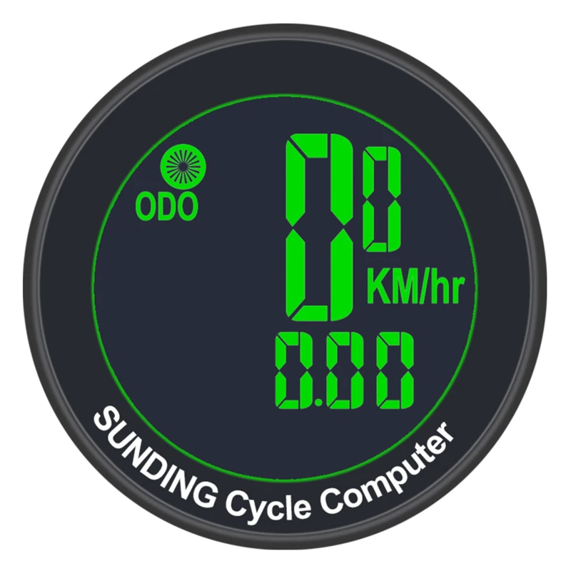 Wireless Bicycle Computer Waterproof Cycling Bike Speedometer Multi-functional Bicycle Odometer for Bike Handlebar and Stem