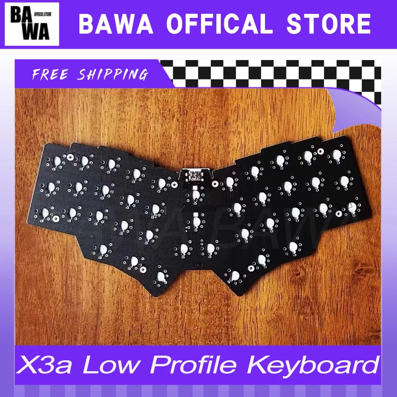 

Низкопрофильная клавиатура X3a с раскладкой Corne, проводная, 40 клавиш, встроенная эргономичная механическая клавиатура, поддержка флакона Qmk, аксессуары для геймеров