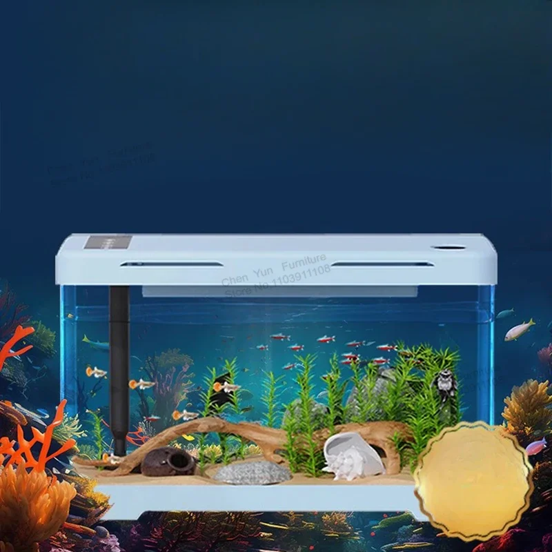 Light Decoration Fish Tank Landscaping Filtration Aquatic Pet Supplies Ecology Loop Fish Tank Living Room Aquarium Pour Aquarium